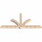 Ekena Millwork Redmond Smooth Timber Gable Bracket, Douglas Fir, 108"W x 54"H x 5 1/2"D x 5 1/2"F, 12/12 Pitch GBW108X54X0606RED00SDF - alternate 2